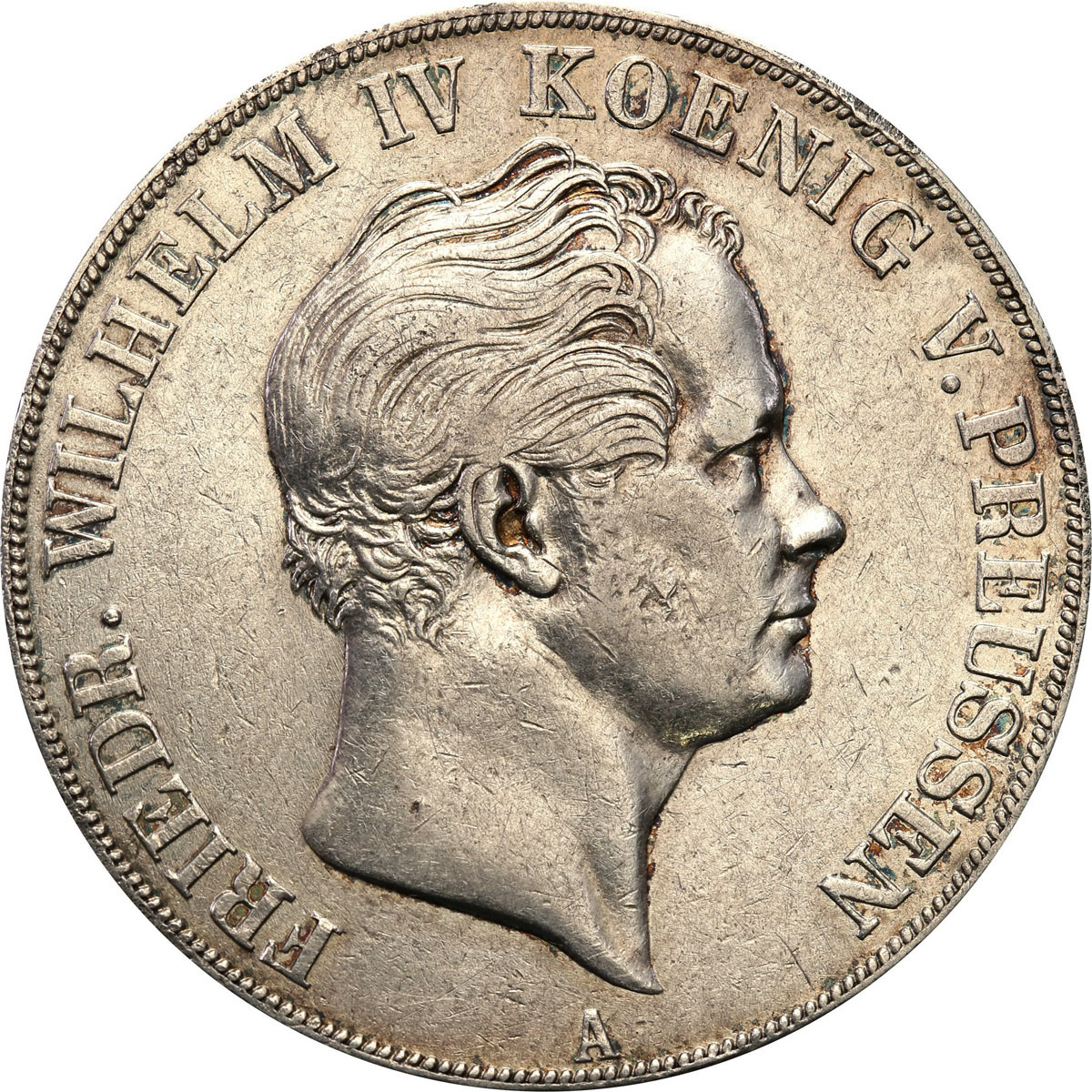 Niemcy, Prusy. Fryderyk Wilhelm IV (1840–1861). Dwutalar = 3 1/2 guldena 1842 A, Berlin